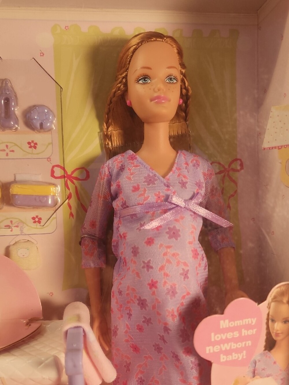 Mattel's Happy Family: Pregnant Midge With Baby Girl: New In Box - Picture 7 of 11